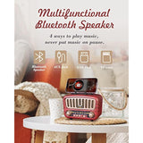 J-180 Vintage Retro Radio Bluetooth Speaker With Stereo Sound, Am Fm Radio Portable With Loud Volume, Bt5.0, Tf Card & Mp3 Player, Rechargeable Speaker