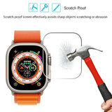 Apple Watch Ultra 2 49mm Tempered Glass Screen Protector 3-Pack Clear