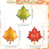 Maple Leaf Foil Balloons (9 Pcs): Fall Thanksgiving Party Decor