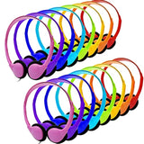 Kids Headphones 16 Pack Bulk Multi Color For School Classroom Students Childre