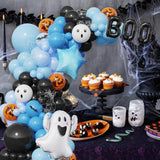 152Pcs Halloween Balloon Garland Arch Kit with Boo Ghost Foil Balloons Decor