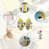 6 Rolls 40 Yards Bee Ribbon Wired Edge Ribbon Honeybee Ribbon For Craf