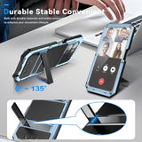 For Motorola Moto G 2025 Case 6.7'' Metal Heavy Duty Phone Case Para Built-In Screen Protection Full Body Protective Dust Proof Military - Grade Rugged (For Moto G 5G 2025 Xt2513) Light Blue