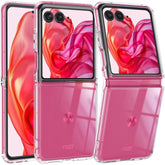 For Motorola Razr-Plus-2024/2025 Case: Shockproof Scratch Resistant Phone Cases For Moto Razr 50/60 Ultra Thin Foldable Tpu Grade Hard Drop Protection Rugged Cover Crystal Clear