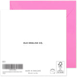 Old English Co. Funny Birthday Card For Her - Being Related To Me Only Gift You Need | For Sister, Mum, Auntie, Cousin, Niece | Blank Inside With Envelope