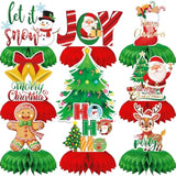 9 Pc Christmas Table Centerpieces Party Table Decoration