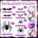Halloween Balloon Column Kit: 200 Balloons, Bat & Spider Decor