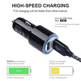 Fast Car Charger Android, Fast Charging Micro Usb Cable Compatible For Samsung Galaxy S7 S6 J8 J7 J6 J5 J4 J3,Note 5 4 3, Moto E4 E5 G4 G5 G6 Play,Lg K10 K20 K30 G2 G3 G4 Prime 2,Lg Stylo 2 3 Plus