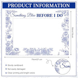 Something Blue Before I Do Photo Booth Props With Frame, 24Pcs Something Blue Before I Do Bridal Shower Decorations, Bridal Shower Decorations, Bachelorette Photo Booth