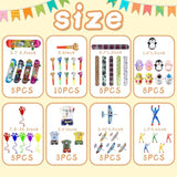100 Pcs Party Favors Toy Assortment Goodie Bags For Carnival Prizes School Classroom Rewards Pinata Filler For Birthday Party (Style 1)