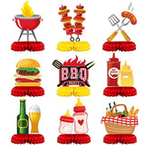 9 Pieces Bbq Baby Shower Decorations Bbq Baby Shower Centerpieces Baby