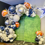 141Pcs Cowboy Balloon Arch Garland Kit Navy Blue White Sliver Balloons For Birthday Decor Western And Cowboy Theme Party Decorations