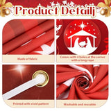 Merry Christmas Nativity Door Banner Religious Holiday Party Decoration