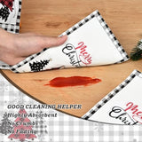 100 Christmas Guest Napkins 3Ply Buffalo Plaid Christmas Tree Paper Napkins For Bathroom Merry Christmas Napkins Disposable For Home Kitchen Dinner Paper Towels For Winter Xmas Holiday