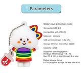 Borlterclamp 32Gb Usb Flash Drive Cute Cartoon Cloud Girl Model Memory Stick, Gift For Students And Children