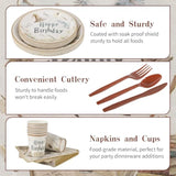 210Pcs Magical Wizard Birthday Party Supplies,Magical Wizard Paper Plates And Napkins Kit For Boys And Girls Happy Birthday Baby Shower Party Decorations,Serves 30