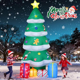 10 Ft Giant Inflatable Christmas Tree With 4 Gift Boxes Featuring Built-In Leds For Blow Up Christmas Decoration, Perfec