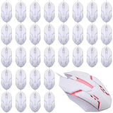 10 Pack Black Usb Wired Mouse Bulk 1200 Dpi Rgb Optical Computer Mouse 3 Button 7 Color Led Backlit Wired Ergonomic Usb For Gaming Office Desktop Laptop Gamer Computer