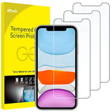 JETech Screen Protector for iPhone 11 and iPhone XR, 6.1-Inch, Tempered Glass Film, 3-Pack