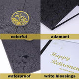 Large Retirement Card For Men Women, Black Gold Retirement Party Decorations, Happy Farewell Guest Book Alternative, Jumbo Greeting Card Retirements Gifts Signature Board Book For Party Supplies