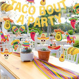 Mexican Taco Bout A Party Decoration Taco Bout A Party Banner Mexican Fiesta Ceiling Hanging Swirls For Fiesta Birthday Cinco De Mayo Decoration