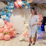 100Pcs Pink Blue Balloons Garland Arch Kit Gender Reveal Birthday Baby Shower