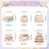 24 Pcs Storybook Cupcake Toppers Storybook Baby Shower Cake Decorations Storybook Baby Shower Decorations Cupcake Toppers For Reading Book Baby Birthday Party