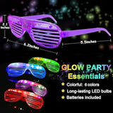112pcs Glow Party Supplies Glow Sticks Headbands LED Glasses Necklaces