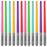 Inflatable Light Sabers For Kids - (Pack Of 12) 35-Inch Neon Color Blow-Up Toy Saber Swords, Party Favors, Goodie Bags, Star Galaxy Theme Birthdays & Prize Toys