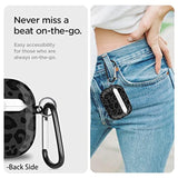 For Airpods Pro 2Nd/1St Generation Case Leopard 2019/2022/2023, Cute Air Pods Pro Protective Printed Cover Skin Women Girl For Apple Ipod Pro 2/1 Gen Case With Keychain - Black/Grey Leopard