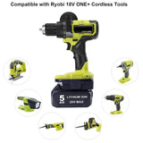 DM18RL Battery Adapter for Ryobi 18V One+ Tools, Works with 20V & M18 Batteries