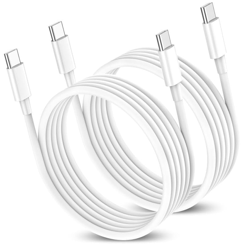 100W Usb C To Usb C Cable 10Ft Usb C Charger Cable 2Pack Usb C Cord Fast Charg