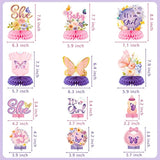 12Pcs Butterfly Baby Shower Party Honeycomb Table Centerpieces, It'S A
