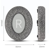 Headphones Replacement Ear Pads, Cushions For Bose Noise Cancelling Headphones 700?Nc700? Noise Cancelling Over-Ear Improved Durability, Breathable Cotton Fabric With Musical Notes Print, Grey