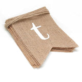 Jute Hessian Burlap Thank You Banner Rustic Wedding Party Bunting