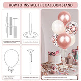 236 Pcs Birthday Decorations For Women, Rose Gold Party Decorations Kit For Girls Or Women - Butterfly, Hanging Swirl, Balloon Stand, Sash, Tiara, Banner, Balloon, Tableware For 25 Guest
