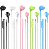Earbuds Headphones With Microphone Pack Of 5, Noise Isolating Wired Earbuds, E
