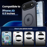 Matte Black Magnetic Case for iPhone Air 6.5 inch