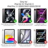 JETech Kids Case for iPad Pro 11 Inch All Models, iPad Air 5/4 (10.9-Inch) wit