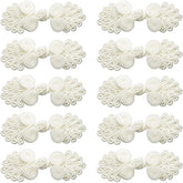 10Pcs Chinese Closure Buttons, Chinese Knots Frog Buttons Closure Sewi