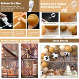 50pcs Western Balloons & Backdrop Set for Cowboy Party Decorations