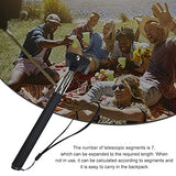 Portable 37 Inch Selfie Stick Phone Tripod Stand, Universal 360 Rotation Extendable Selfie Stick with Rubber Non Skid Feet Super Strong Support