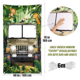 Jungle Safari Photo Prop Fabric Backdrop Door Banner 40x70 Party Decor