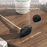 Compatible With Beats Solo Buds Case Cover, Soft Silicone Shockproof Protective Skin Case For Beats Solo Buds Wireless Earbuds, With Carabiner (Black)