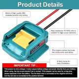 Power Wheels Adapter For Makita 18V Lithium Battery Bl1830 Bl1840 Bl1850, Battery Converter With 14 Gauge Wire Fit For Diy Rc Toys,Rc Truck,Robotics And Work Lights (1Pack,Battery Not Included)