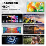 65-Inch Class Mini LED M80H Series Vision AI Smart TV (2026 Model, 65M80H) Mini LED with AI Mode, Motion Xcelerator 144Hz, Pure