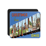 Greeting From Cleveland Computer Laptop Gaming Mouse Pad