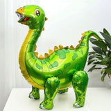 4Pack Giant Self Standing Dinosaur Foil Balloons For Dinosaur Birthday Party Supplies Decorations