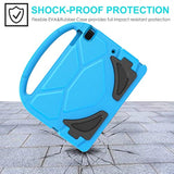 Kids Case For 5Th/6Th Generation (9.7-Inch, 2017/2018), Air 2 Case With Screen Protector, Pro 9.7 Durable Shockproof Protective Cover With Handle Stand For Kids, Blue