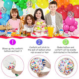 146pcs Rainbow Balloon Arch Kit – Multicolor Balloons & Star Foils for Party and Carnival Decor